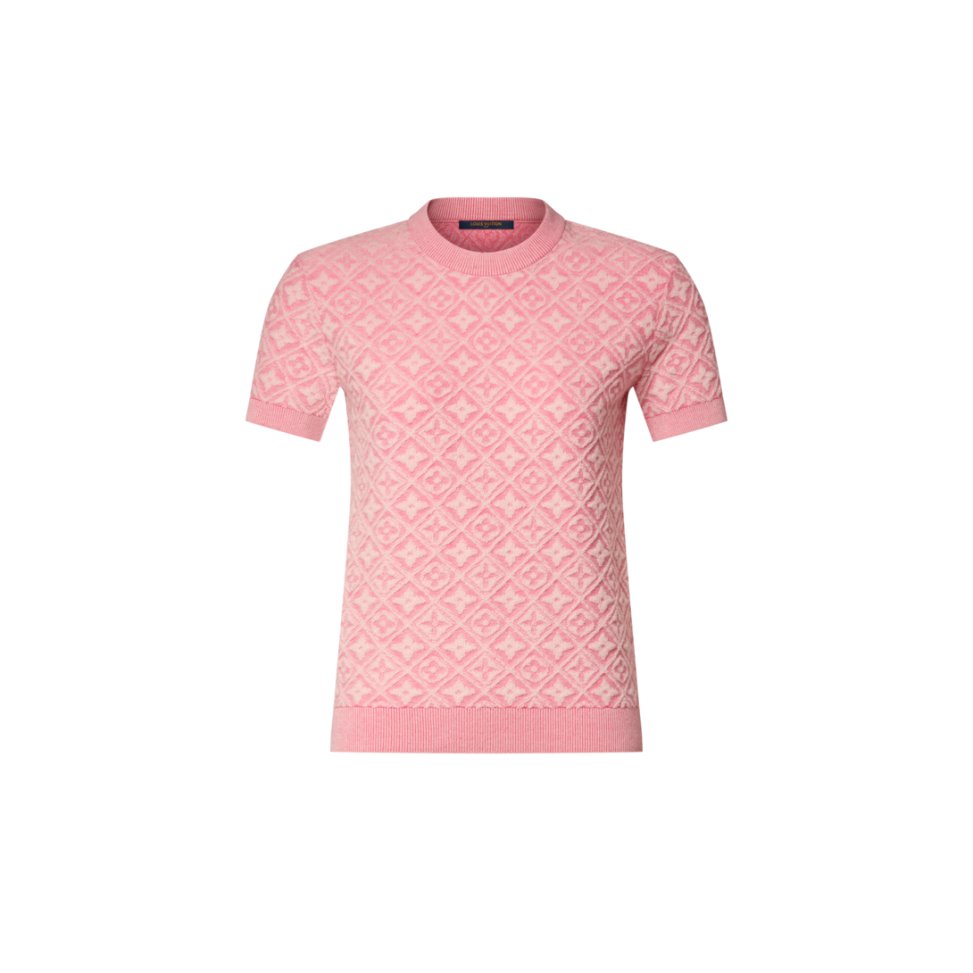 Monogram Towelling Knit Top - Luxury Pink | LOUIS VUITTON